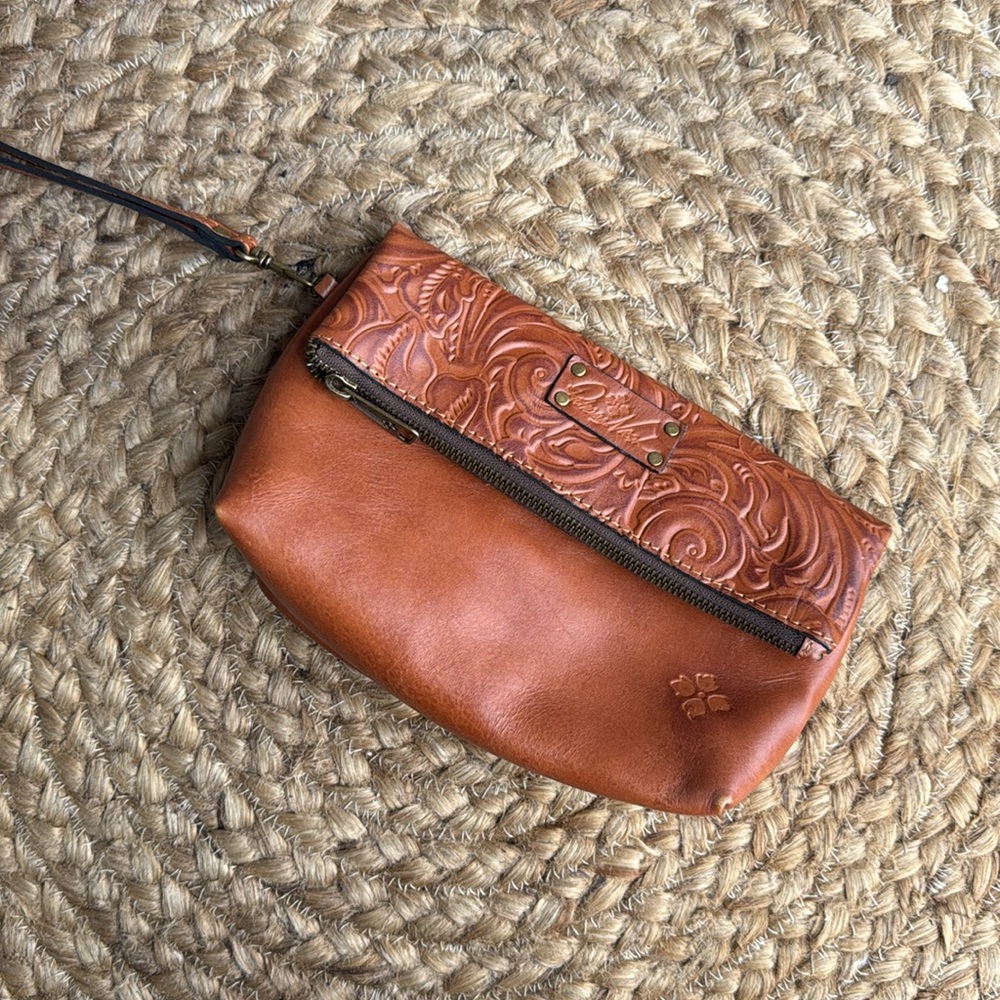 Patricia Nash Embossed Leather Clutch